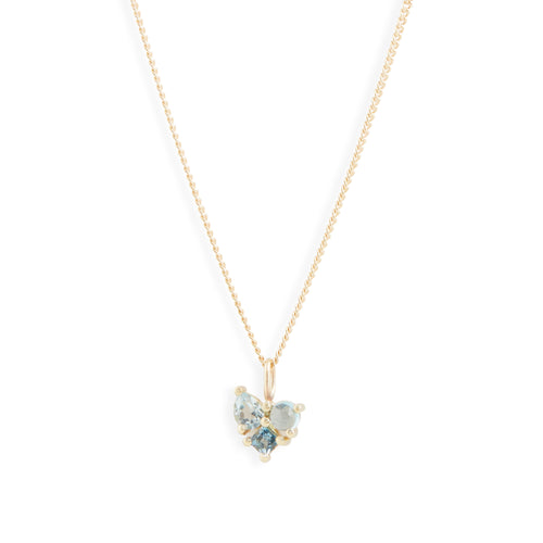 Kaleidoscope Blue Gem Pendant