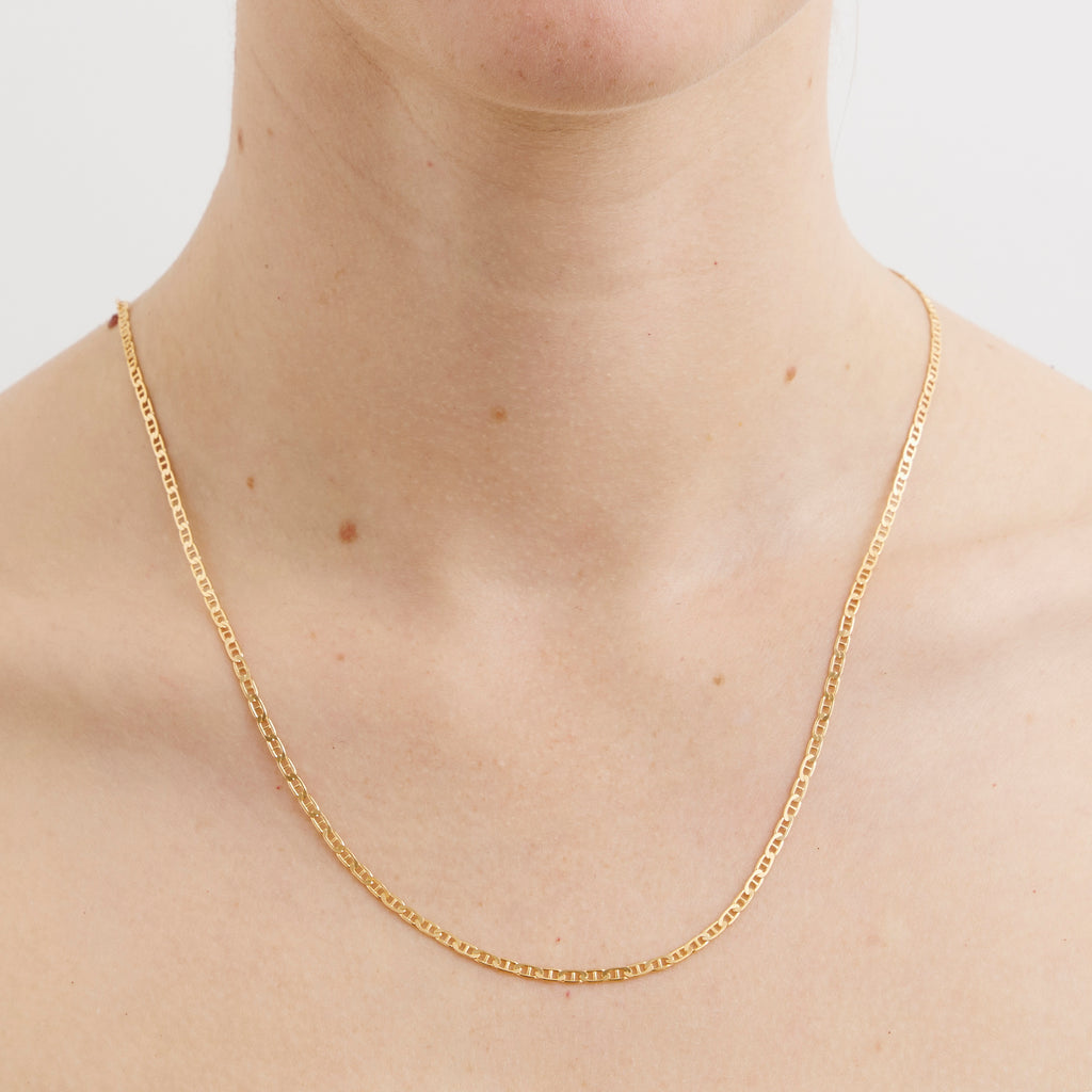 Anchor Link Choker Necklace