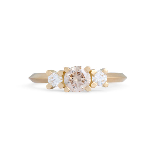 Heartbeat Champagne Diamond Love Ritual Ring