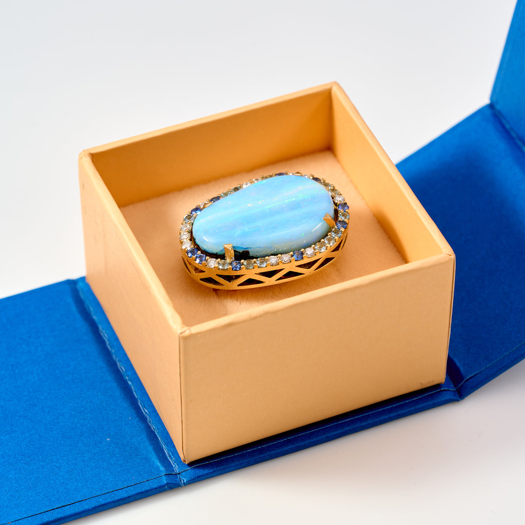 Blue Opulence Ring