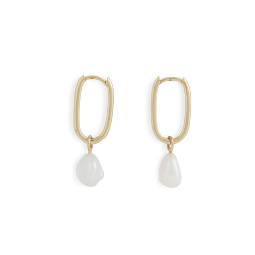 Elysian Baroque Pearl Drop Medium Earrings