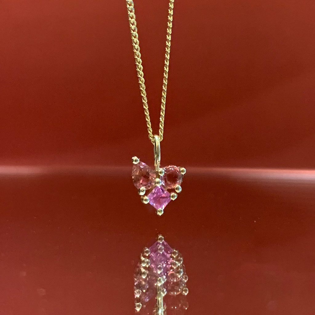 Kaleidoscope Pink Gem Pendant