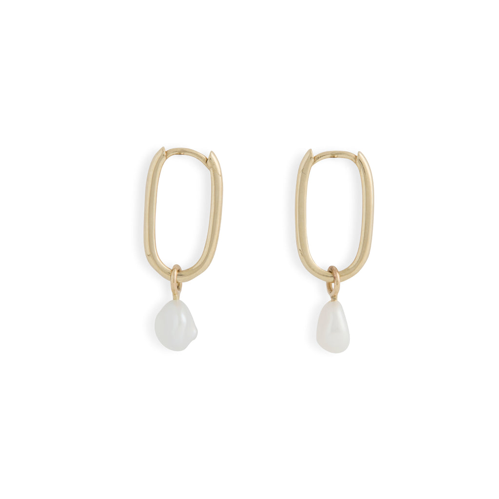 Elysian Baroque Pearl Drop Small Earrings