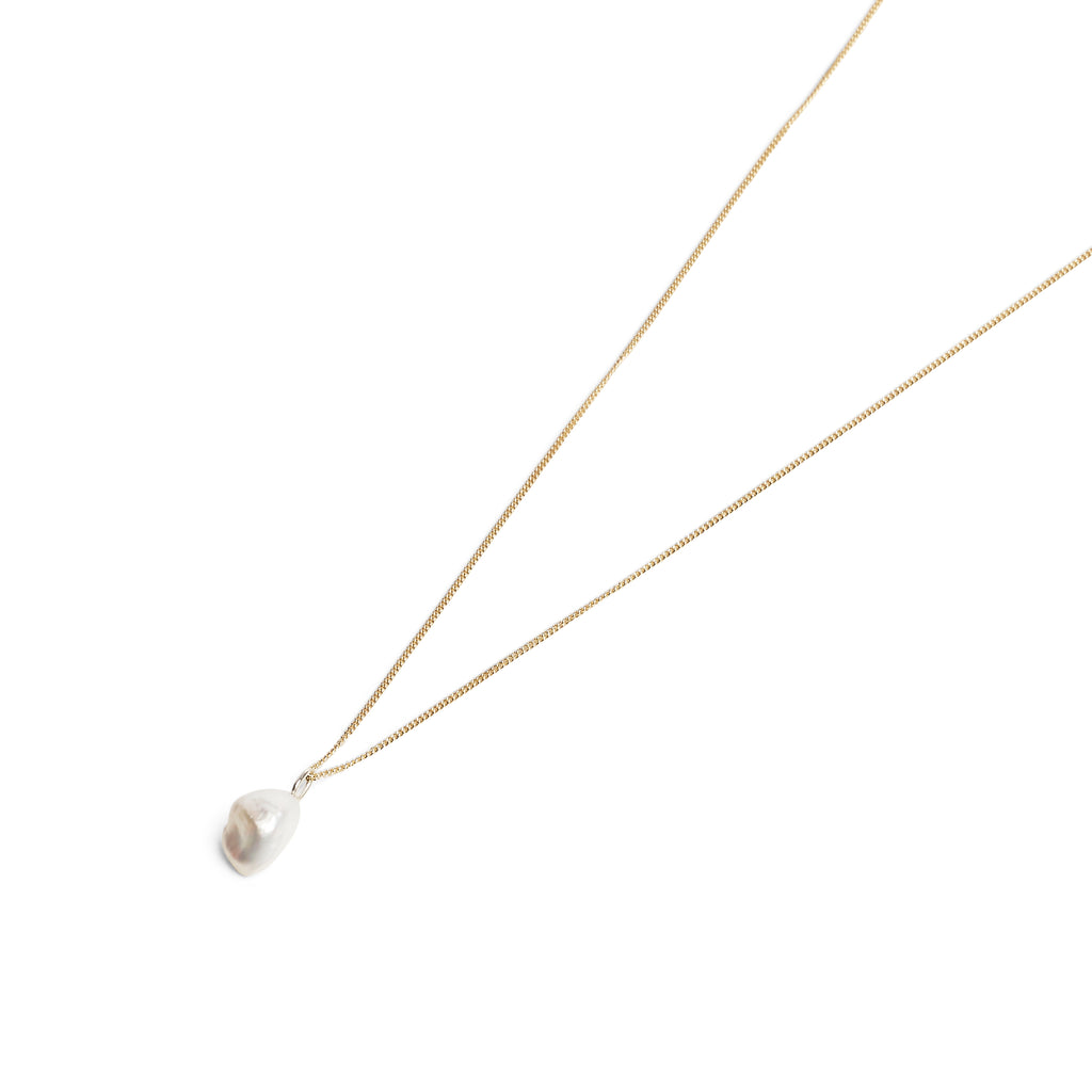 Baroque Pearl Gold Pendant