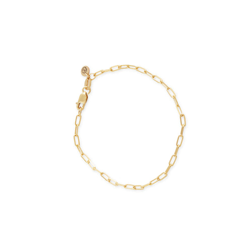 Mini Link Medium Gold Bracelet