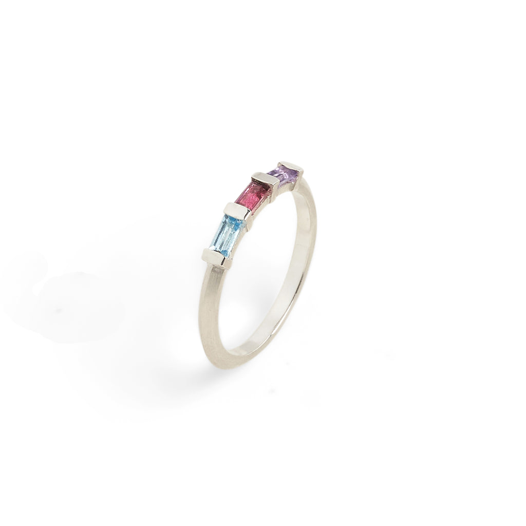 Juicy Triple Gem Ring