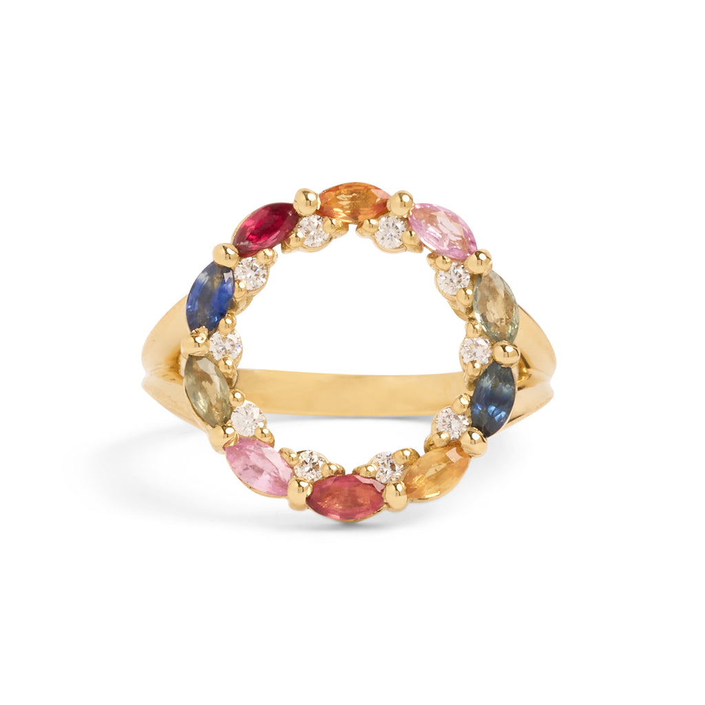 Wreath Rainbow Ring