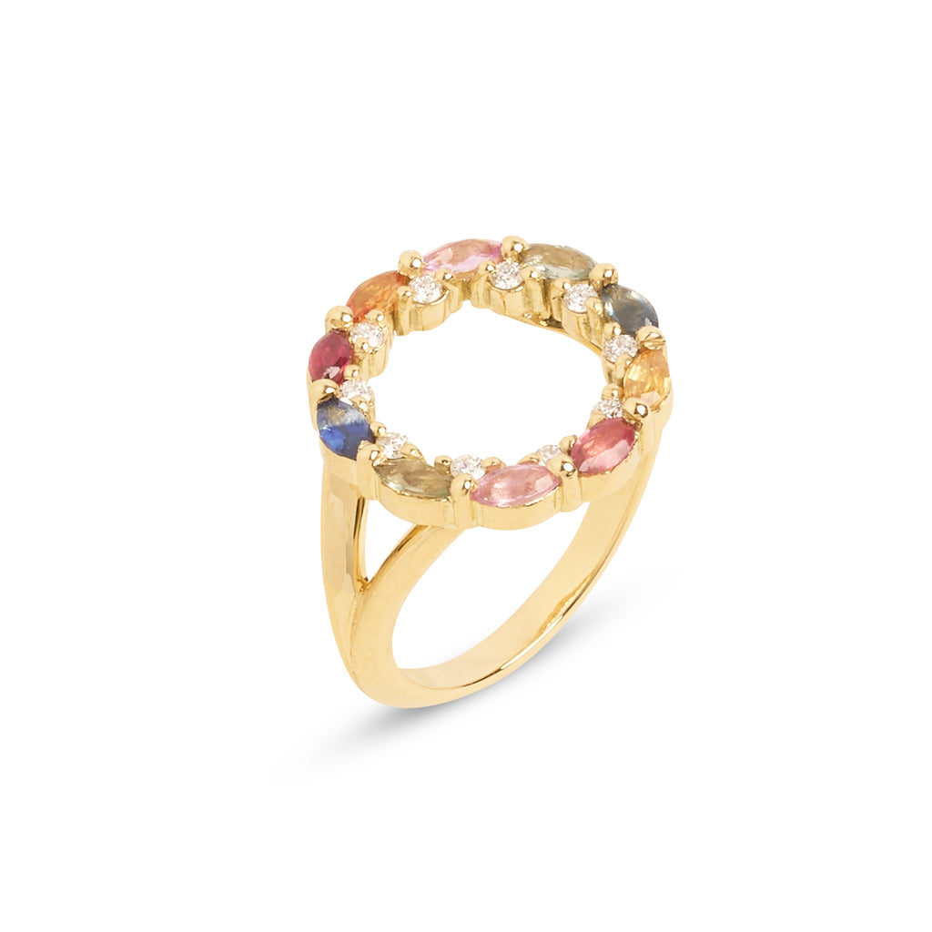 Wreath Rainbow Ring