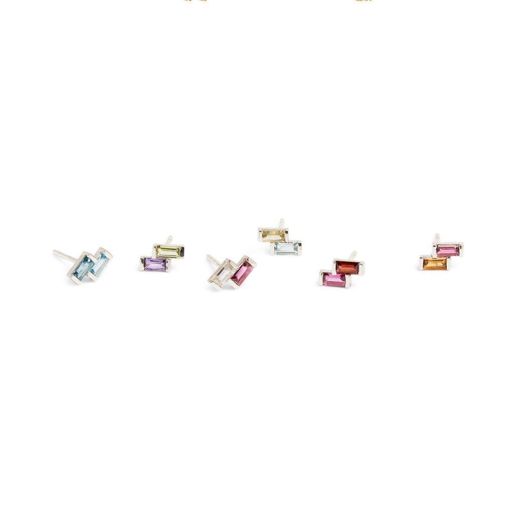 Juicy Double Gem Earring (Single)