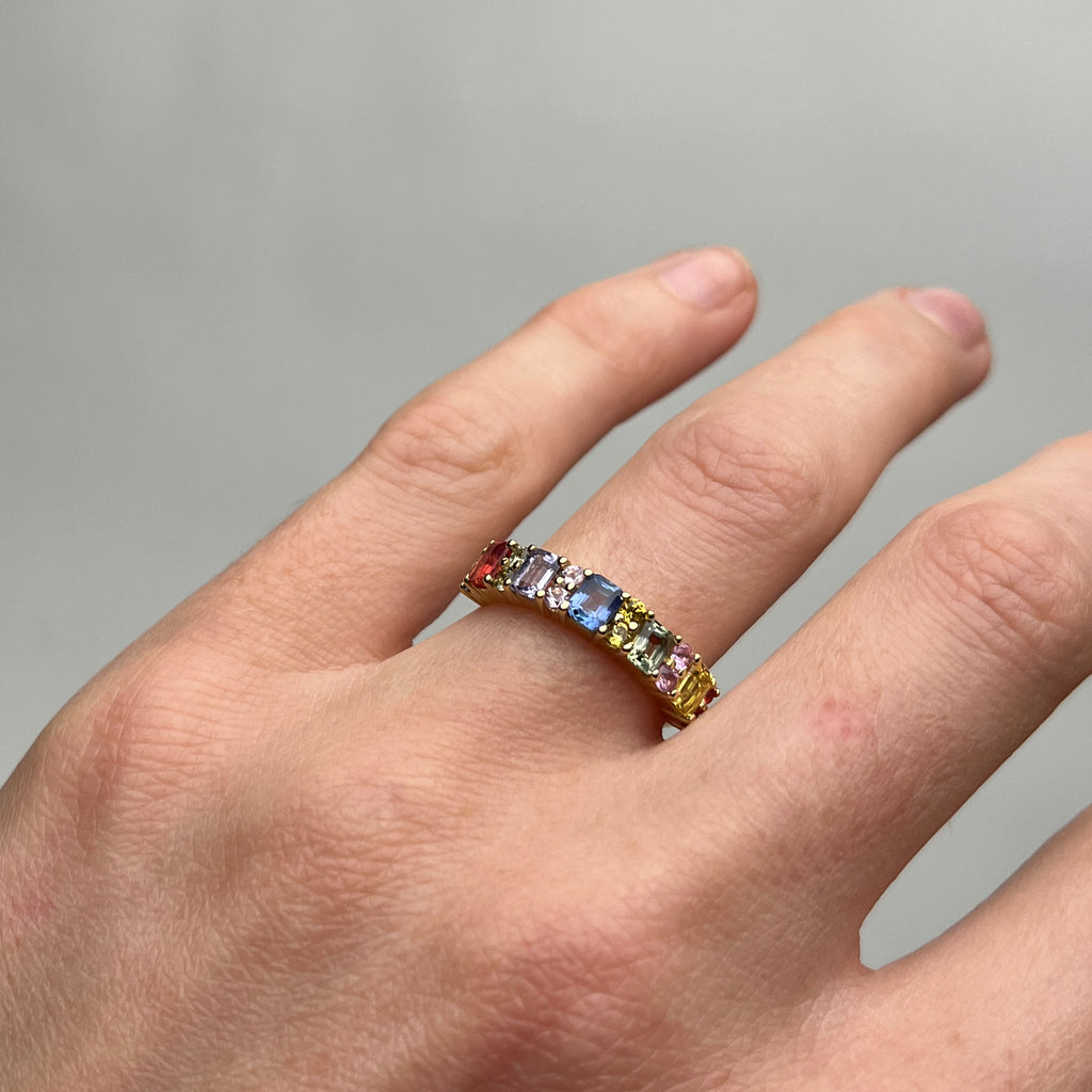 Everlasting Rainbow Ring