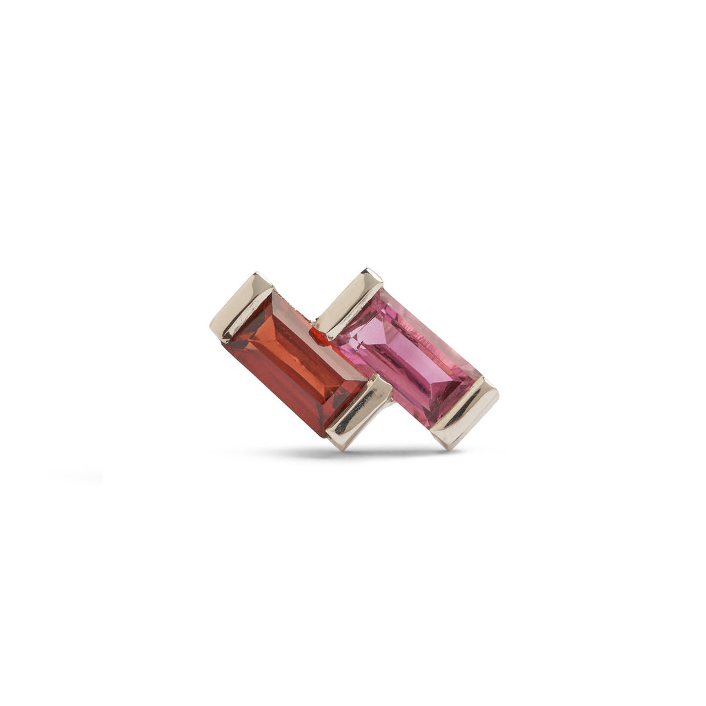 Juicy Double Gem Earring (Single)