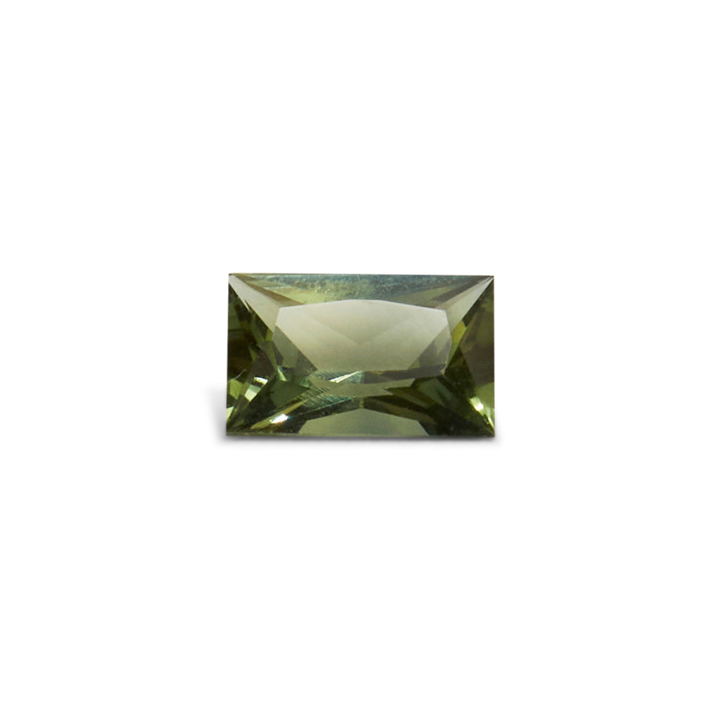 0.63ct Radiant Cut Green/Yellow Australian Parti Sapphire