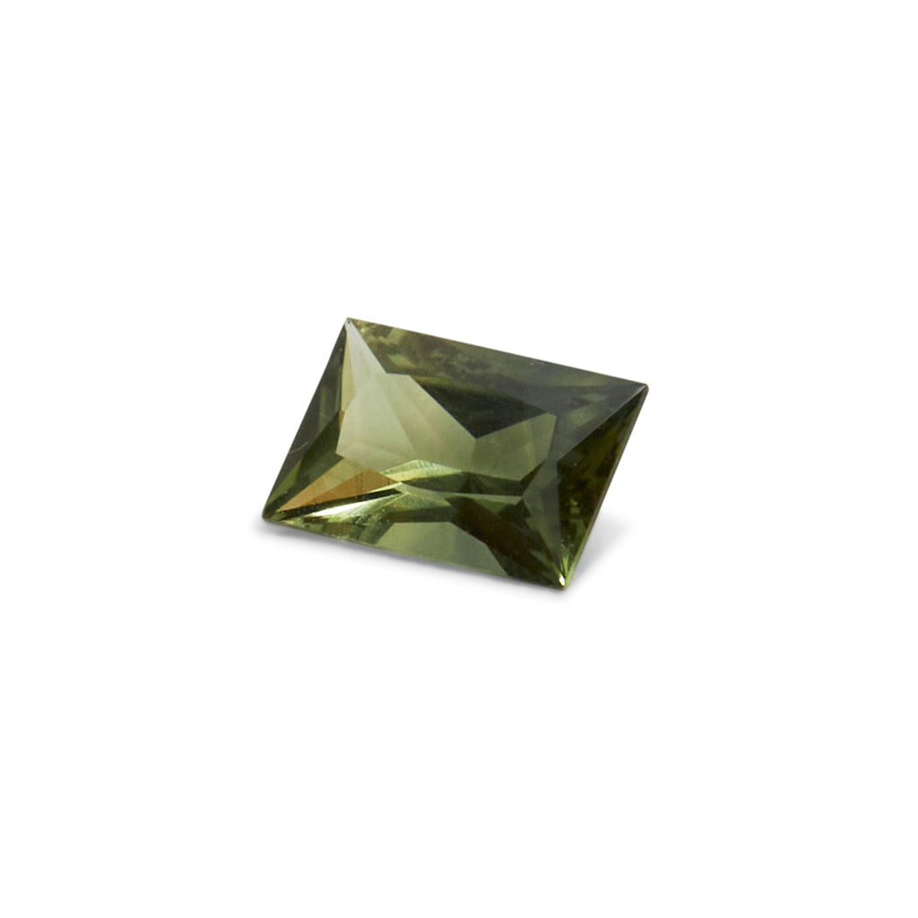 0.63ct Radiant Cut Green/Yellow Australian Parti Sapphire