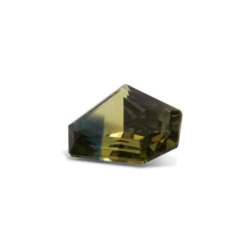 1.40ct Freeform Cut Yellow/Green Australian Parti Sapphire