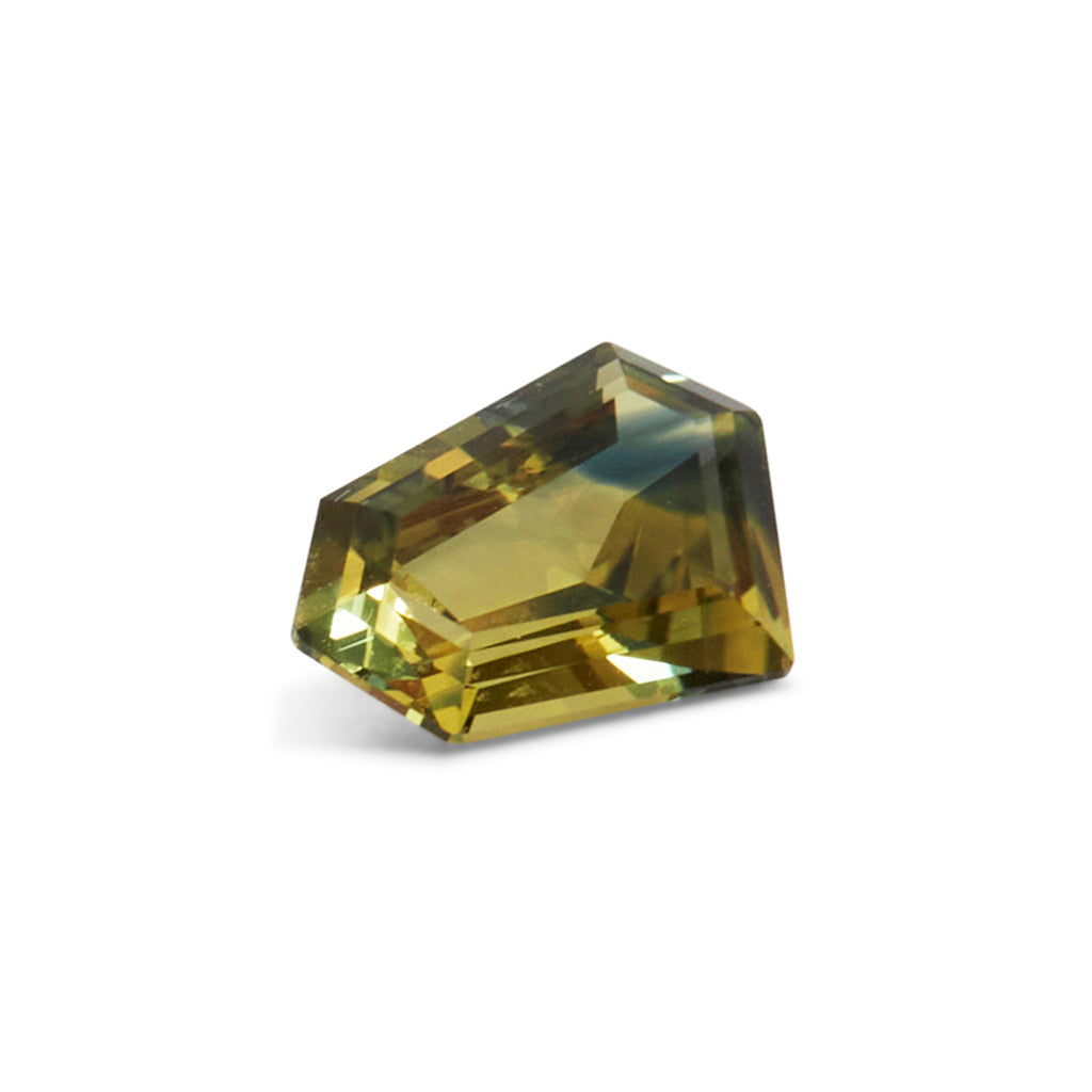 1.40ct Freeform Cut Yellow/Green Australian Parti Sapphire