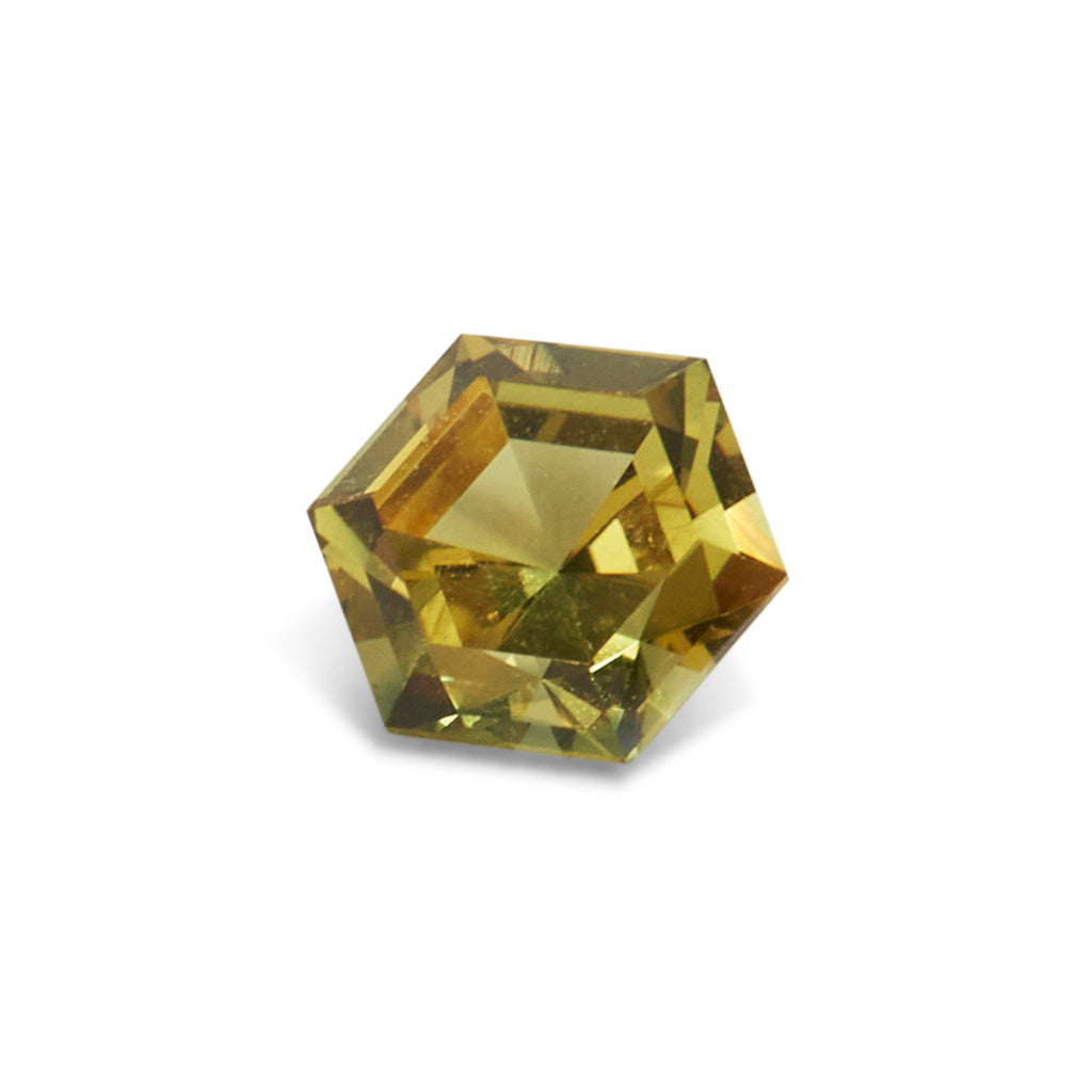 1.86ct Hexagonal Step Cut Yellow Australian Sapphire