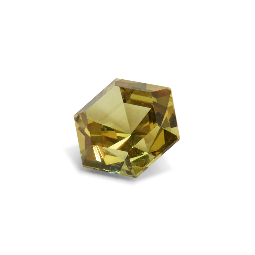 1.86ct Hexagonal Step Cut Yellow Australian Sapphire