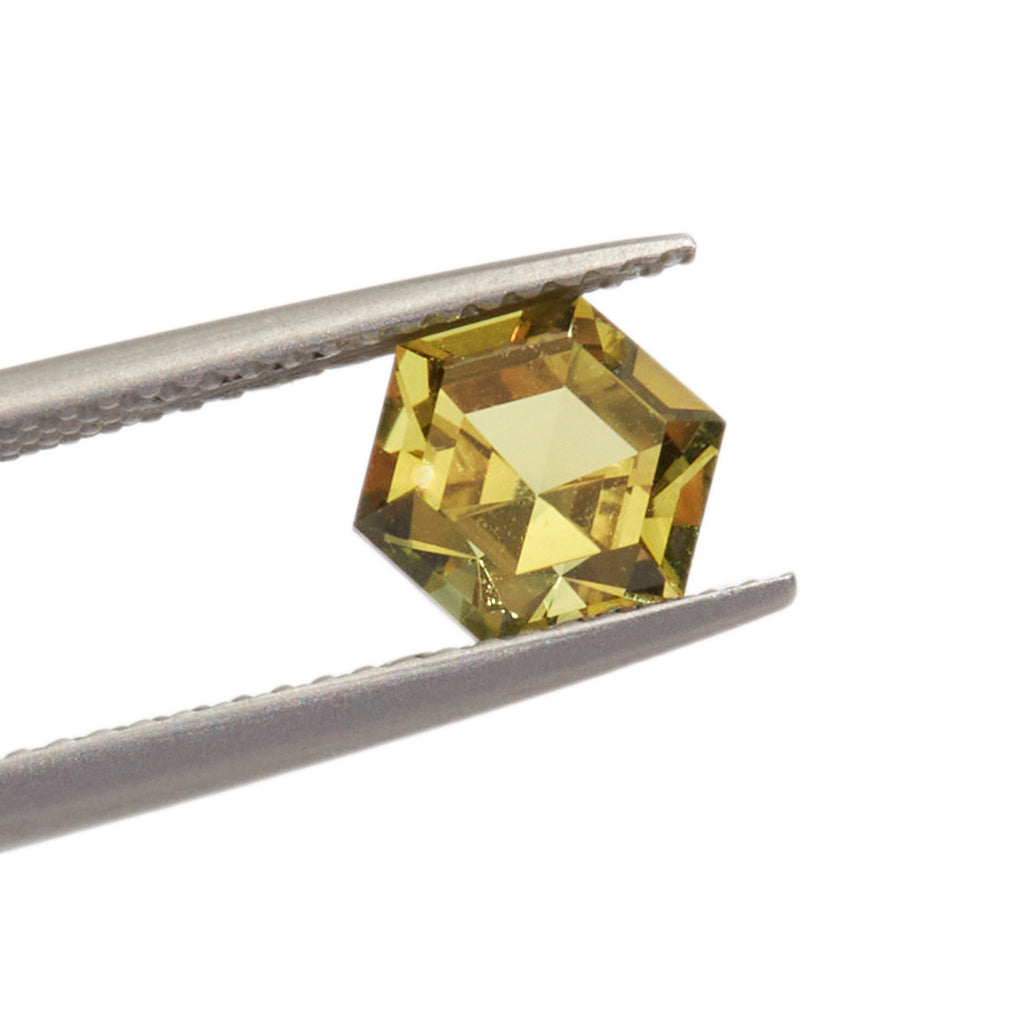 1.86ct Hexagonal Step Cut Yellow Australian Sapphire