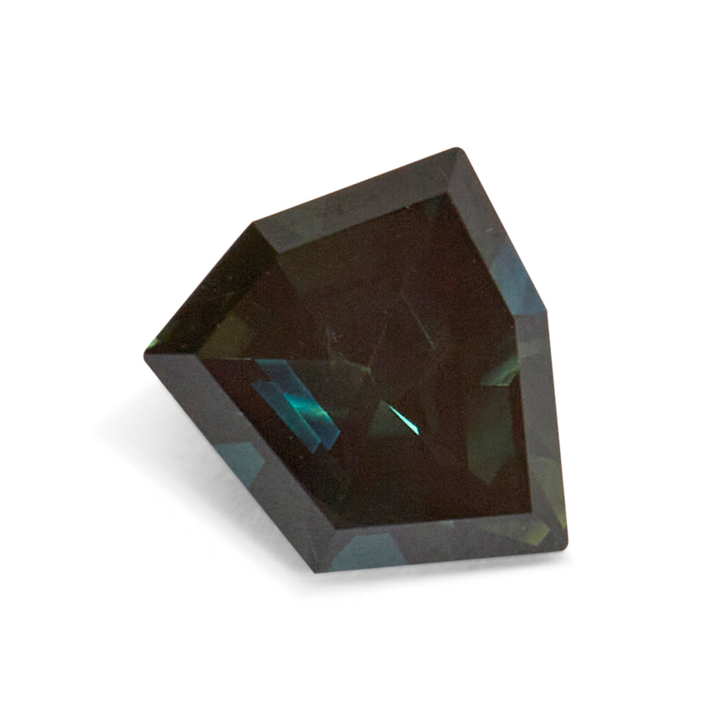 4.05ct Freeform Cut Teal Australian Parti Sapphire