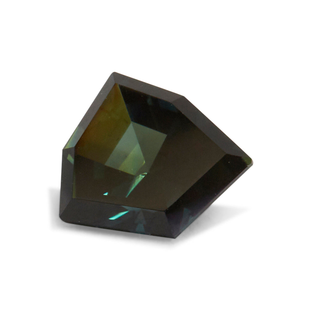 4.05ct Freeform Cut Teal Australian Parti Sapphire