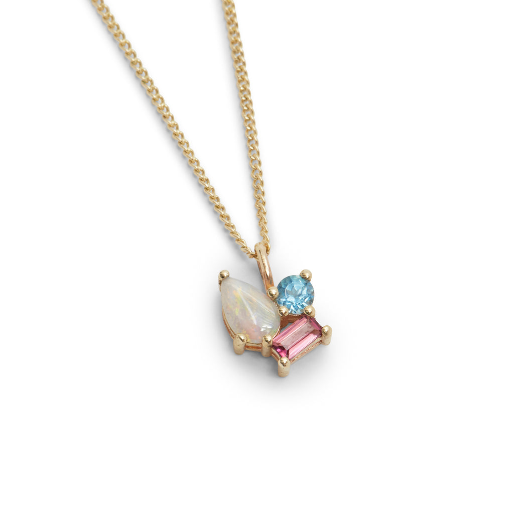 Opal Colour Burst Pendant