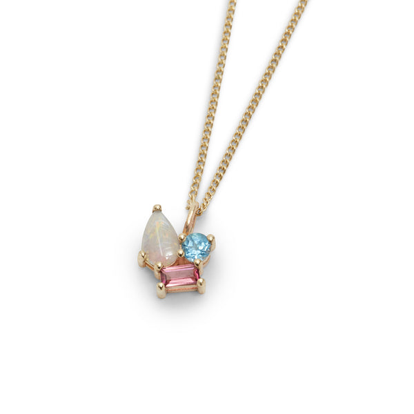 Opal Colour Burst Pendant