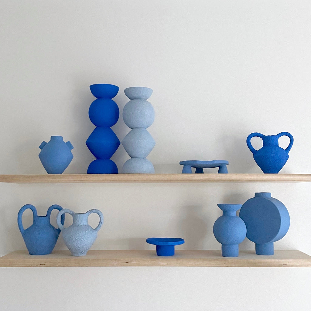 Mid Blue Heirloom Vessel