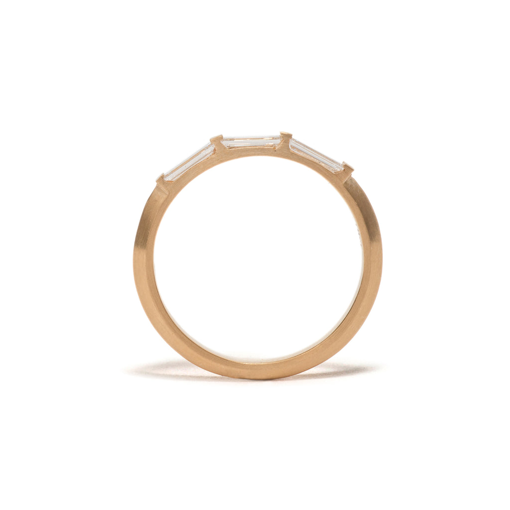 Baguette Knife Edge Ring