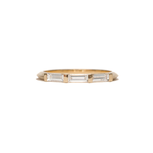 Baguette Knife Edge Ring