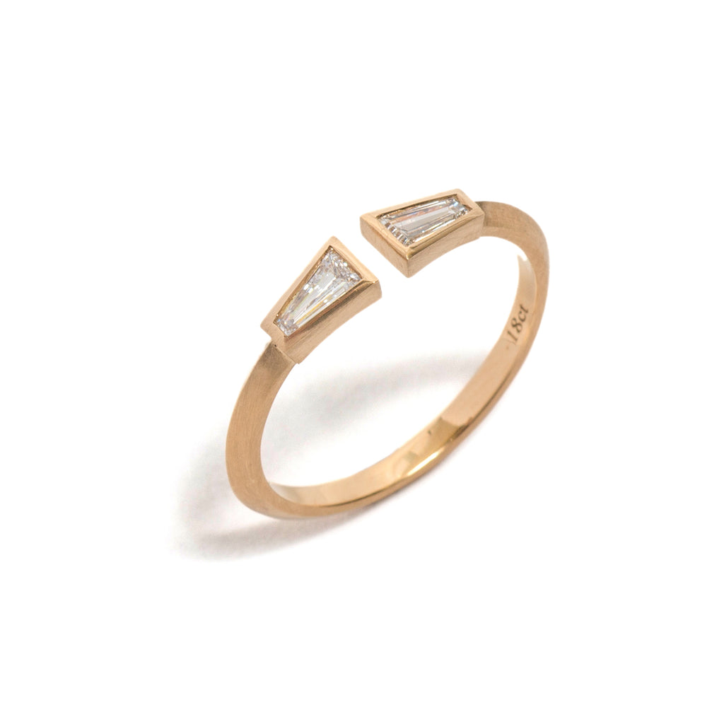 Double Tapered Baguette Ring