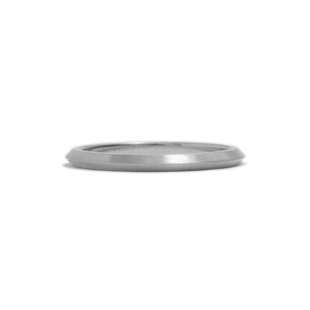 White Gold You and Me Ring