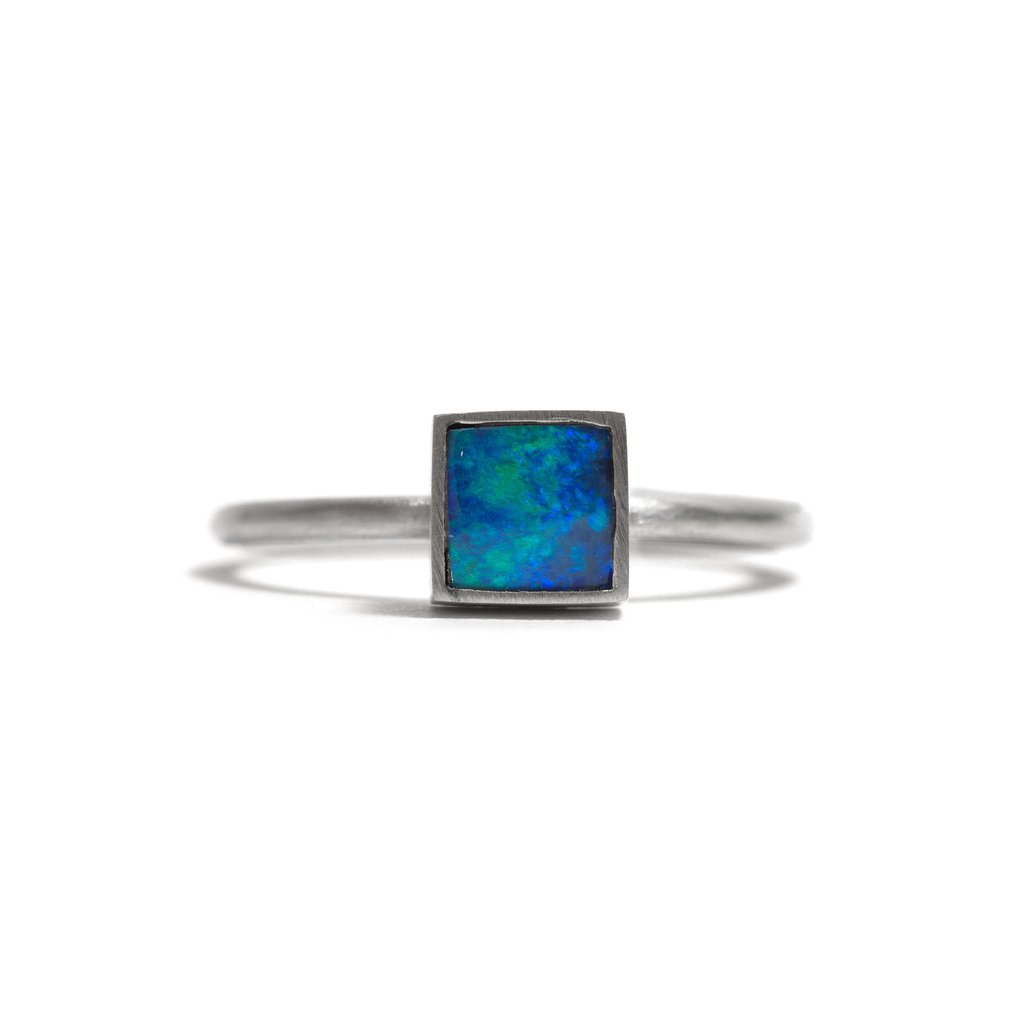 Opal Element Large Stacking Ring