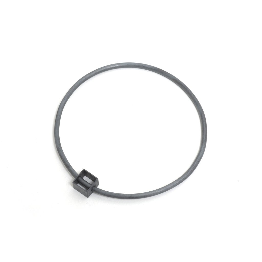 Oxidised Open Element Bangle