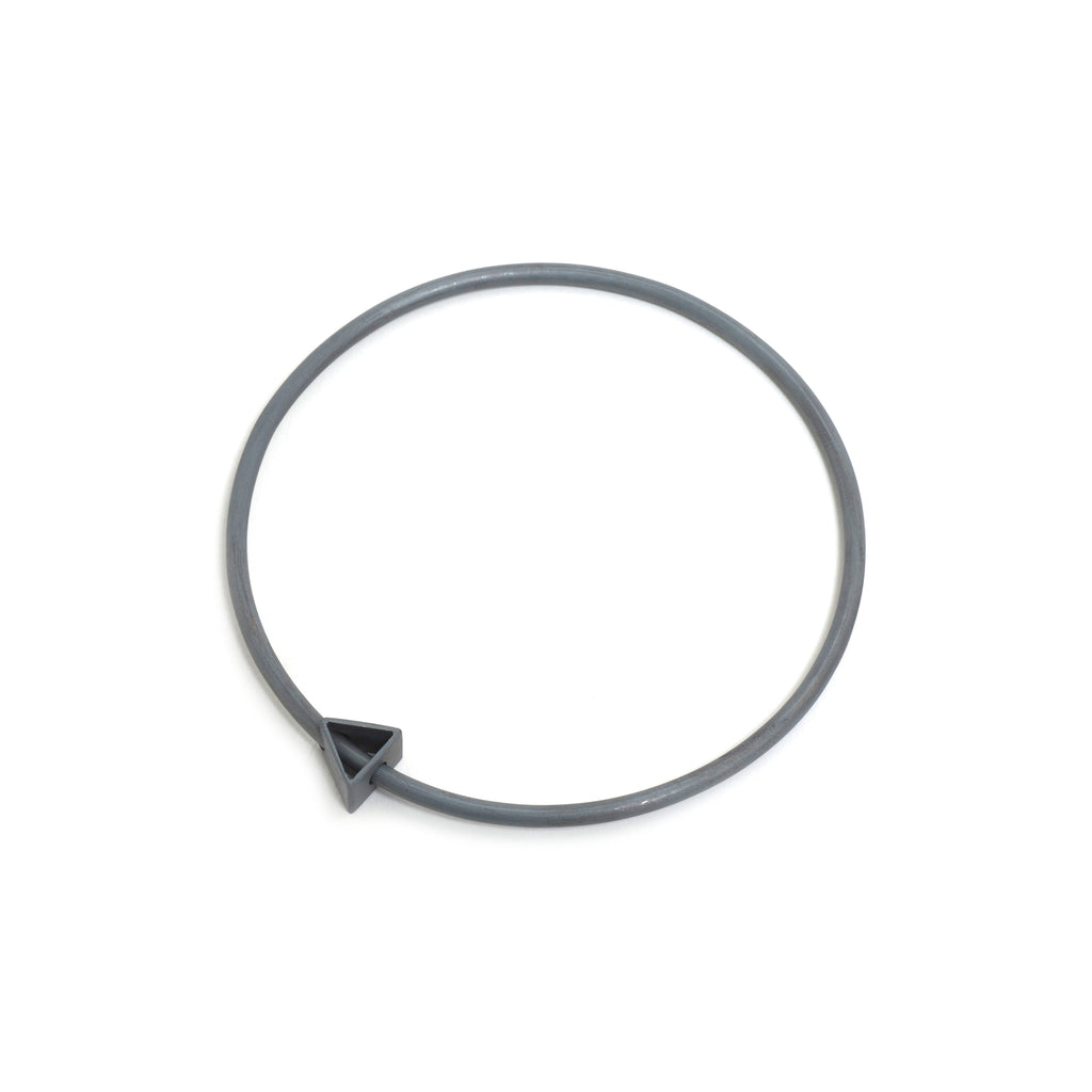 Oxidised Open Element Bangle