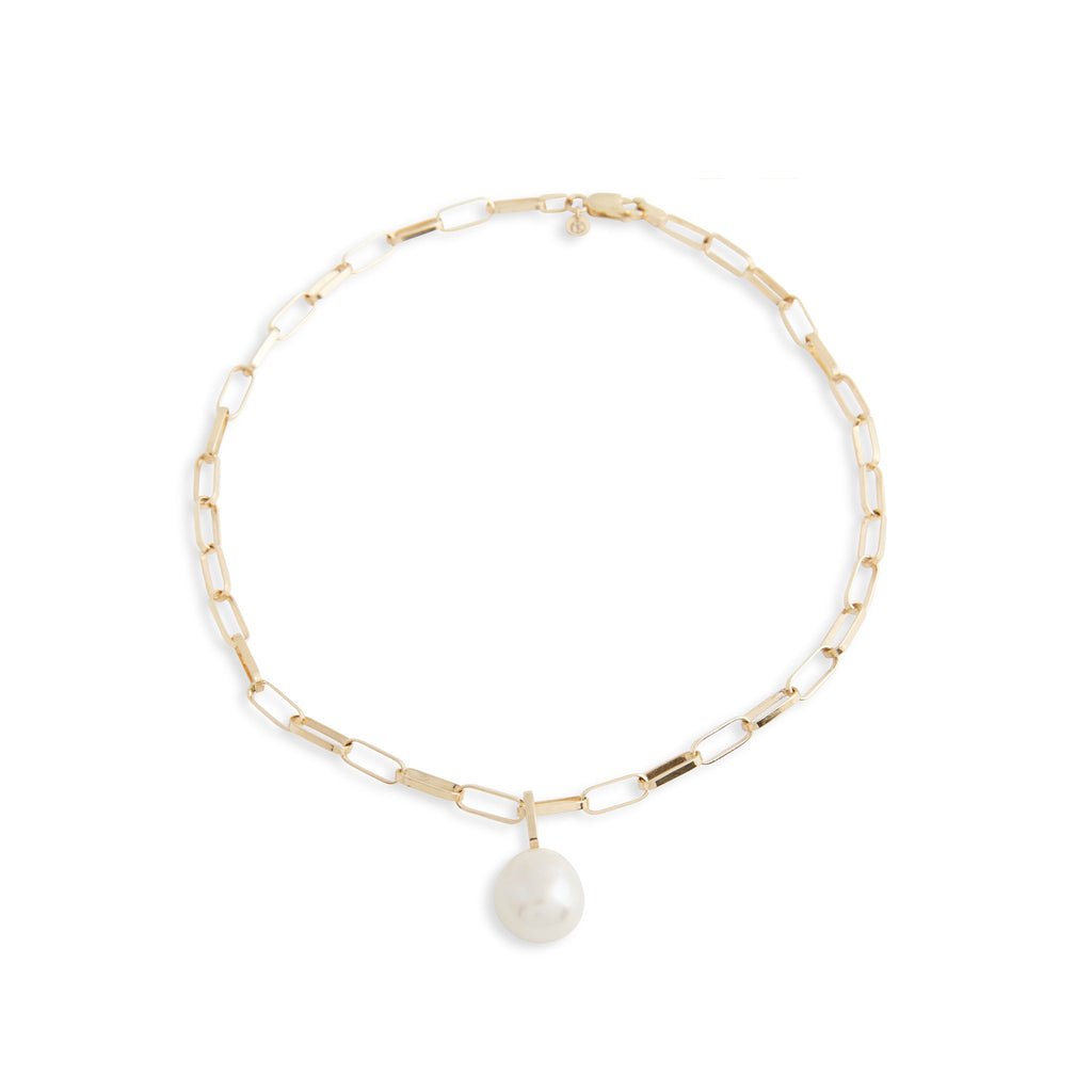 Baroque Pearl Drop Necklace