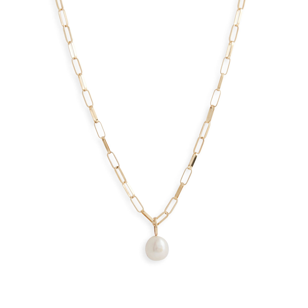 Baroque Pearl Drop Necklace