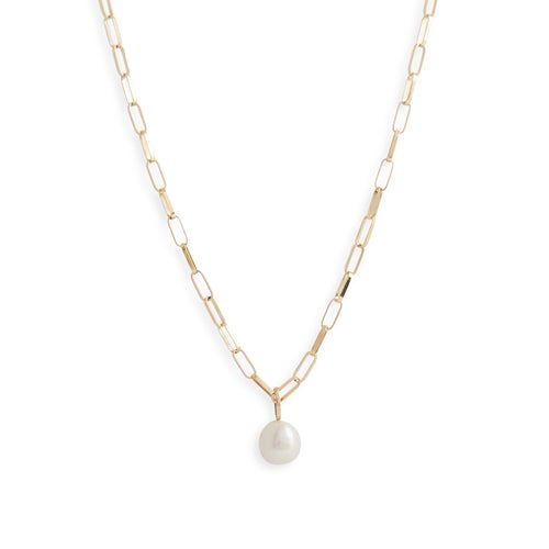 Baroque Pearl Drop Necklace